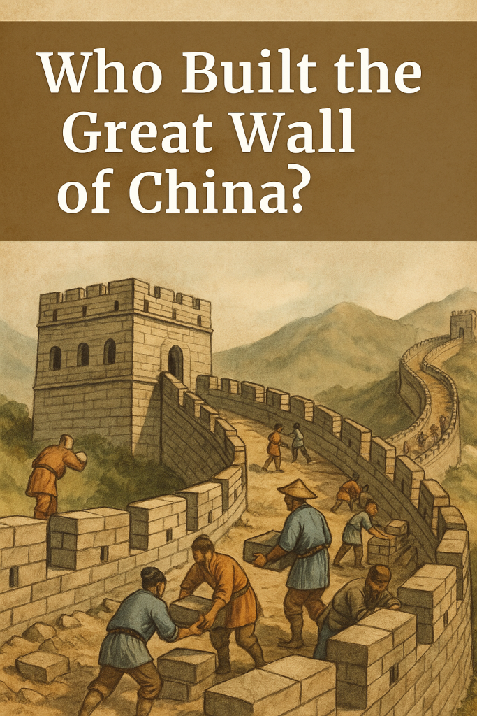 Regional early Great Wall defense illustration before imperial unification