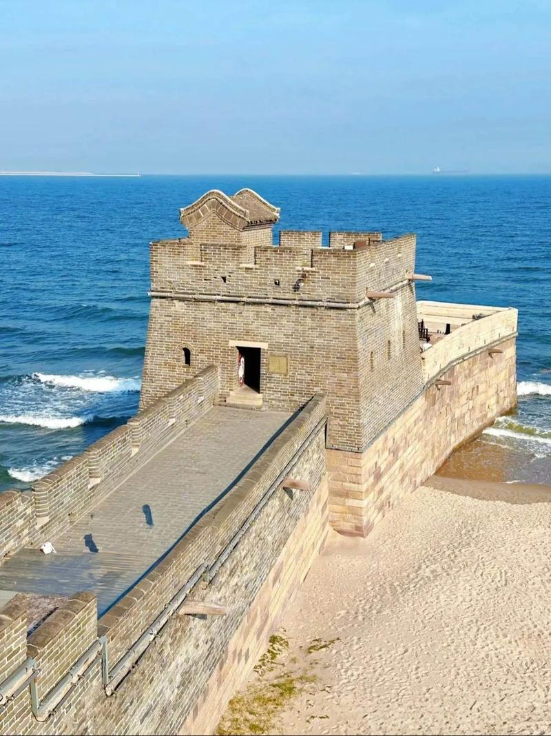 Great Wall endpoint and historic pass scenery