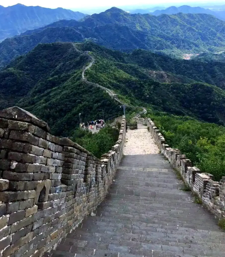 Juyongguan-style Great Wall pass scenery near Beijing