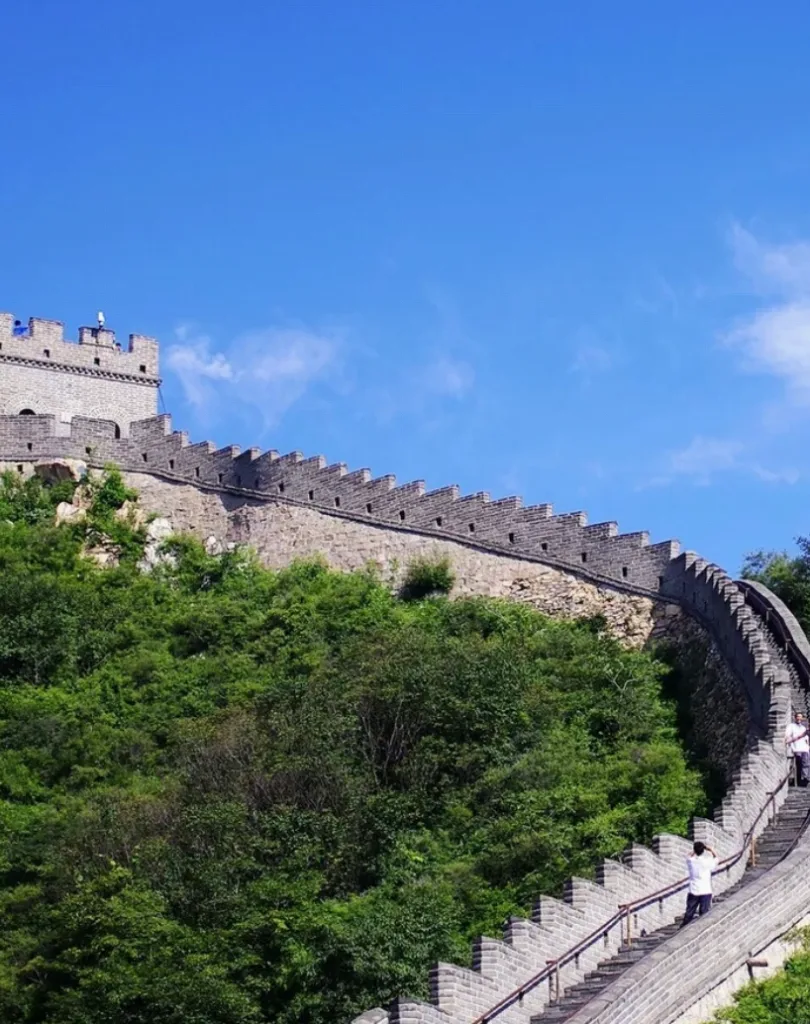 Restored Great Wall section suitable for a rushed Shanghai to Beijing day trip