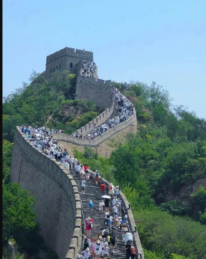 Great Wall watchtower and steps for section planning