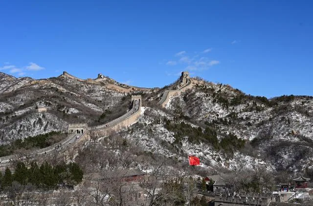 Quiet Great Wall scenery in late autumn