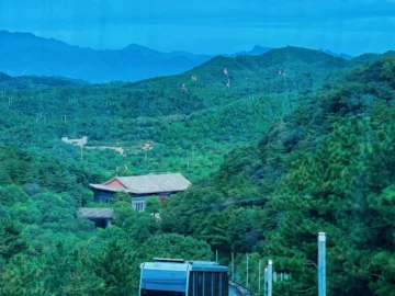 Badaling Great Wall ground cable car track