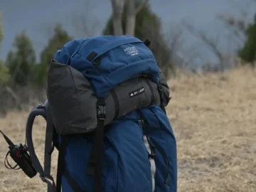 Daypack prepared for a Great Wall hike