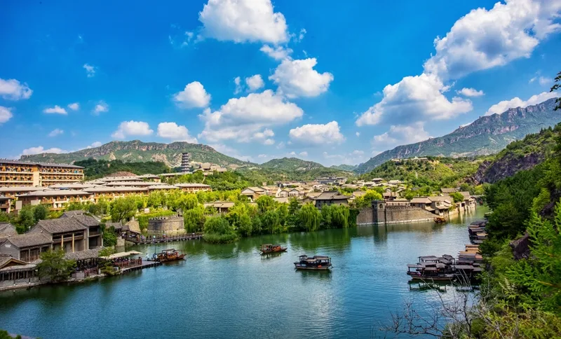 Gubei Water Town day view near Simatai Great Wall