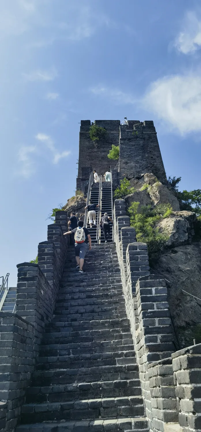 Jiaoshan Great Wall route map in Qinhuangdao