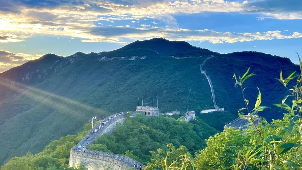Mutianyu Great Wall ridge and mountain view suitable for a Beijing airport layover plan