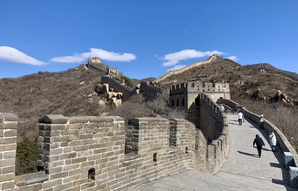 Badaling Great Wall restored wall and towers near Beijing