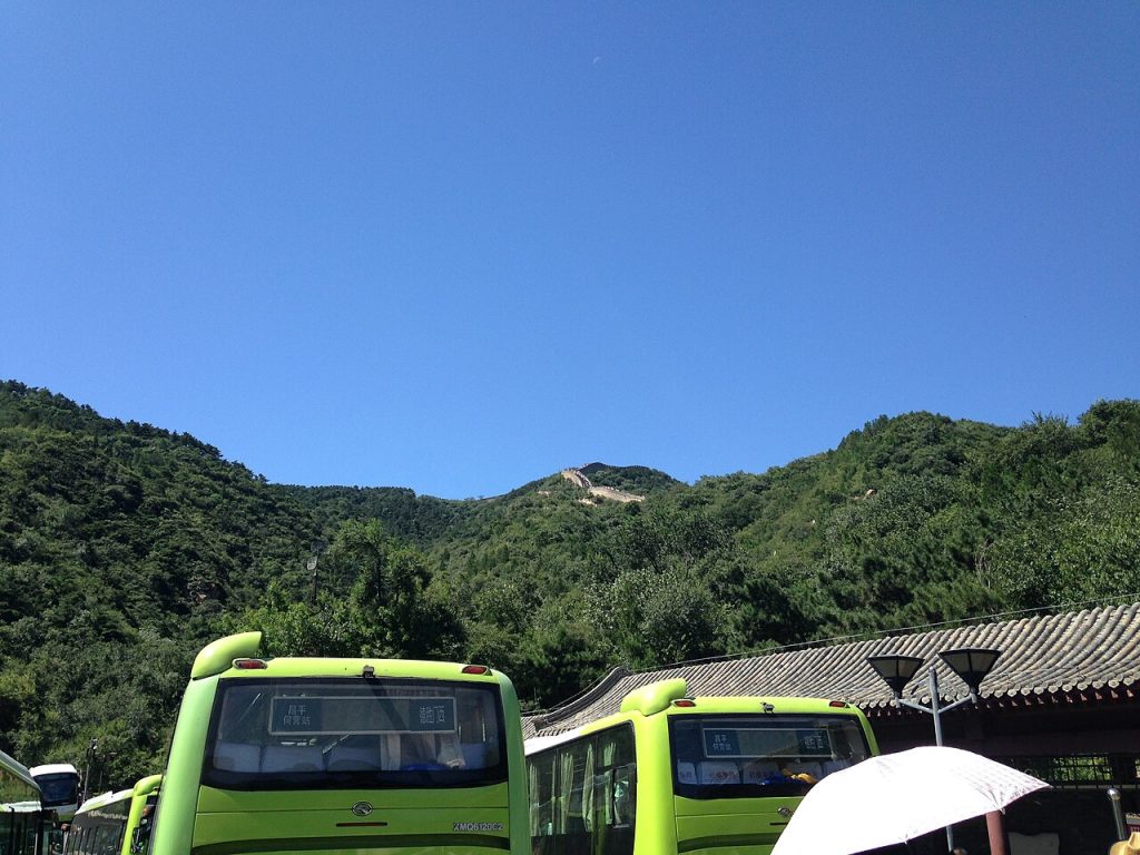 View near the Badaling Great Wall entrance