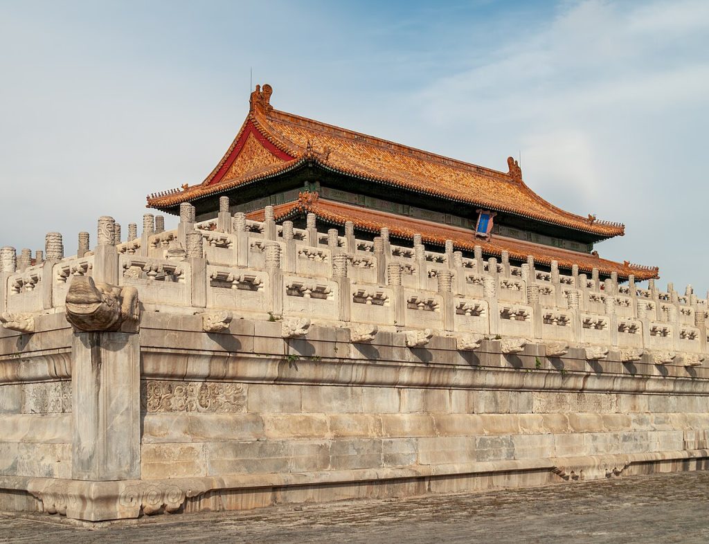 Terraces at the Forbidden City in Beijing