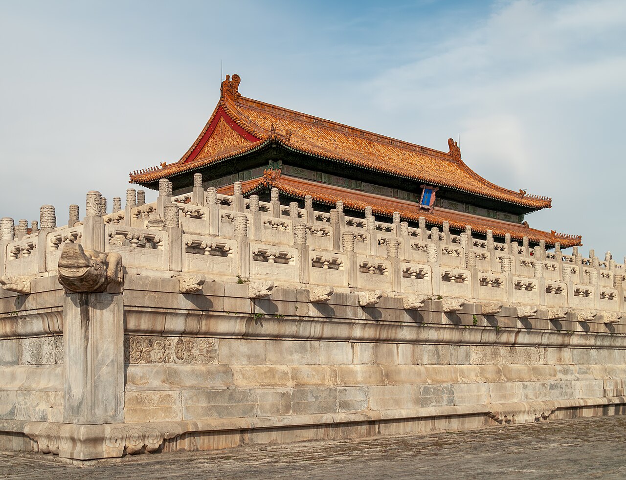 Terraces at the Forbidden City in Beijing
