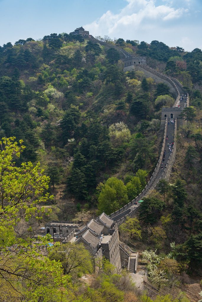 Mutianyu Great Wall ridge and watchtowers