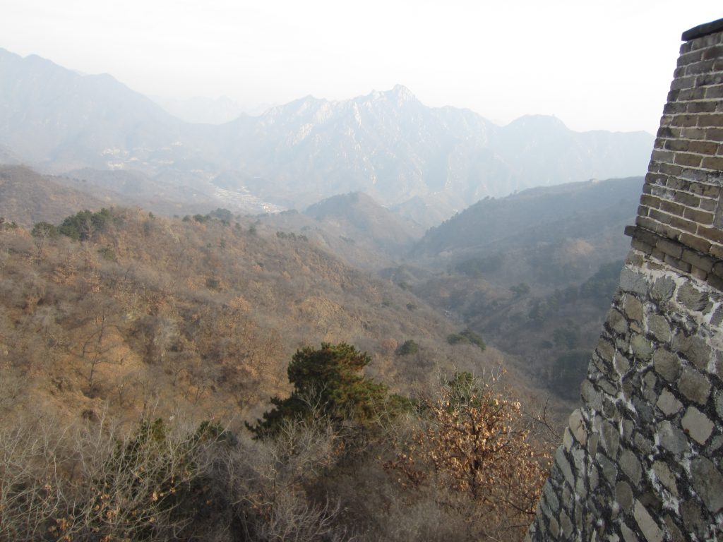 Visitors on a Great Wall section