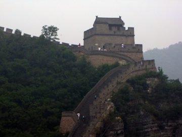 Visitors at Badaling Great Wall